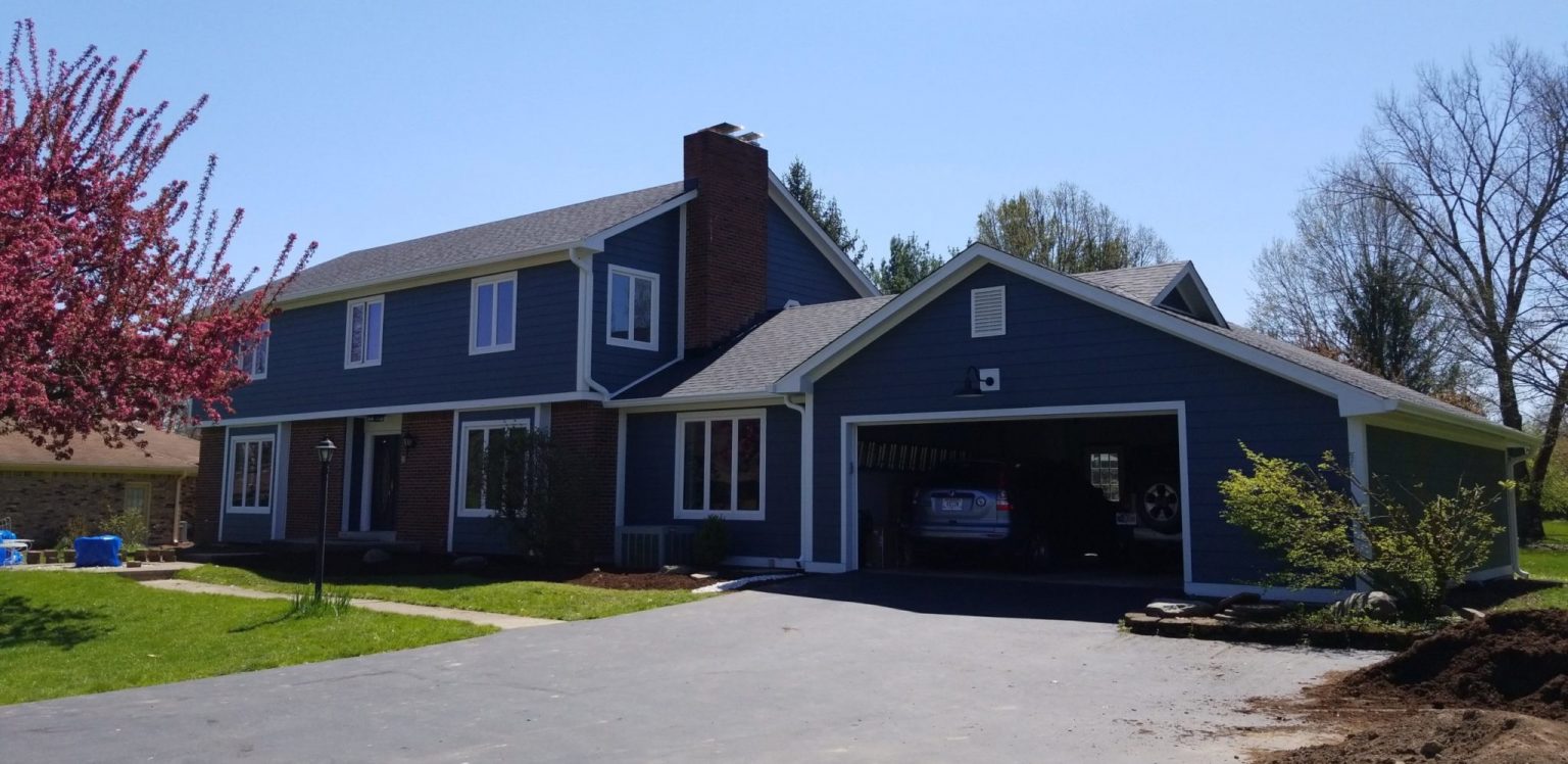 Exterior Remodel Gives New Life to Brownsburg Home