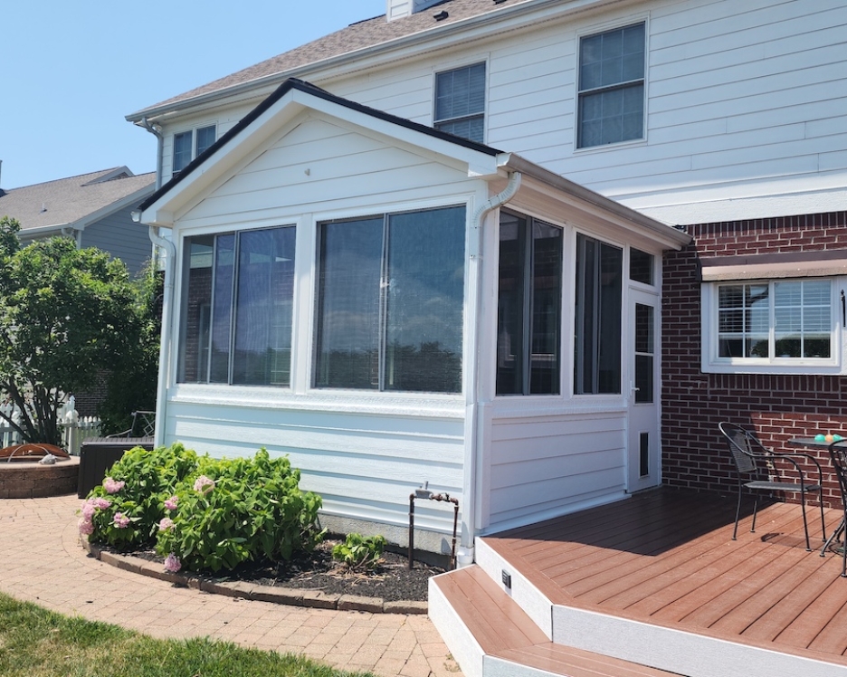Ollikainen's new James Hardie trim and deck (after)