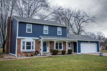 Sharp home after a siding replacement