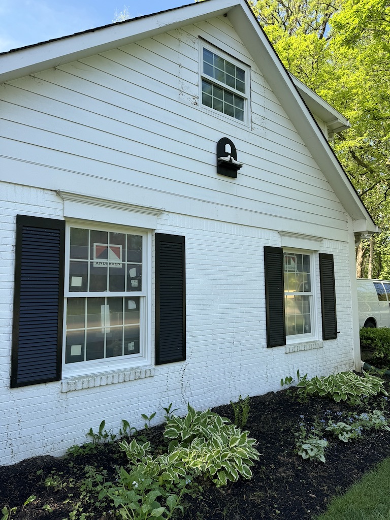 Featured Project: Side view of a Carmel, IN home after getting new Andersen windows