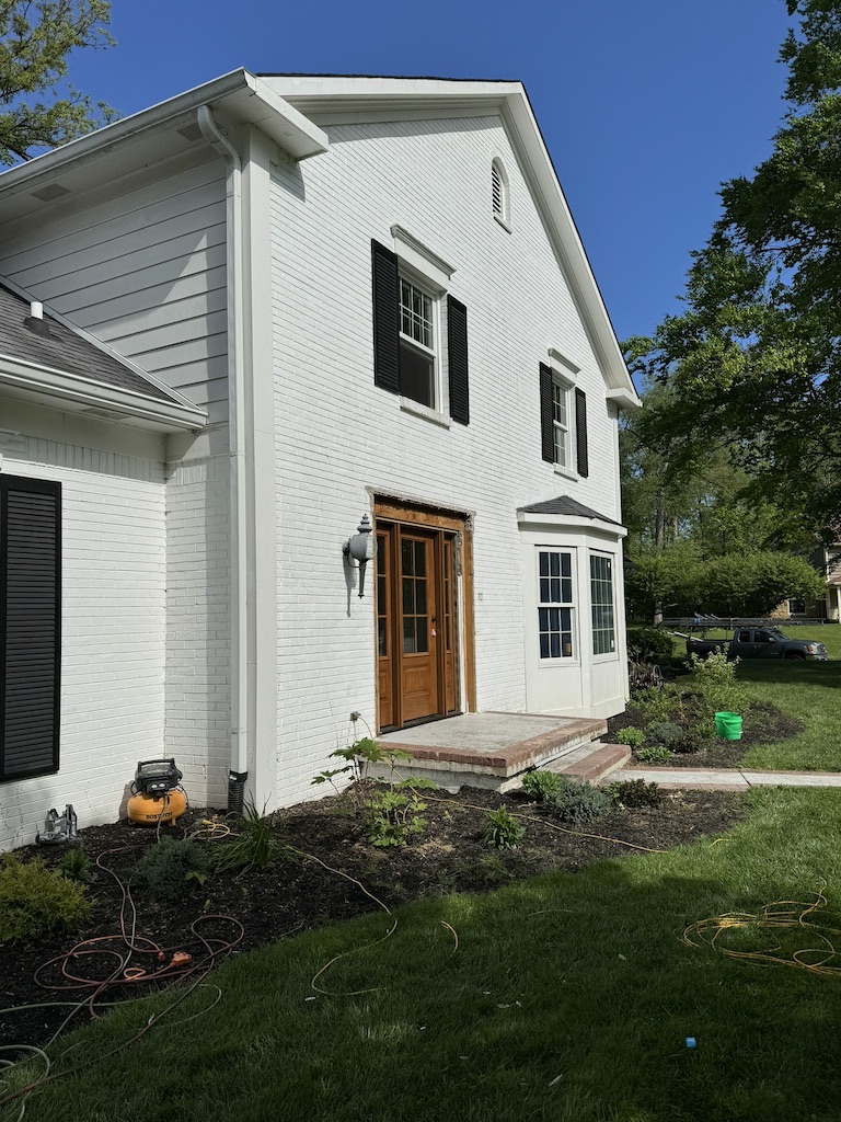 Featured Project: Front view of a Carmel, IN home after getting new Andersen windows