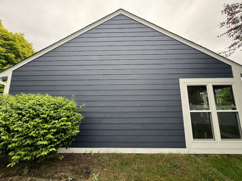 Side view of an Indianapolis home after a complete exterior transformation