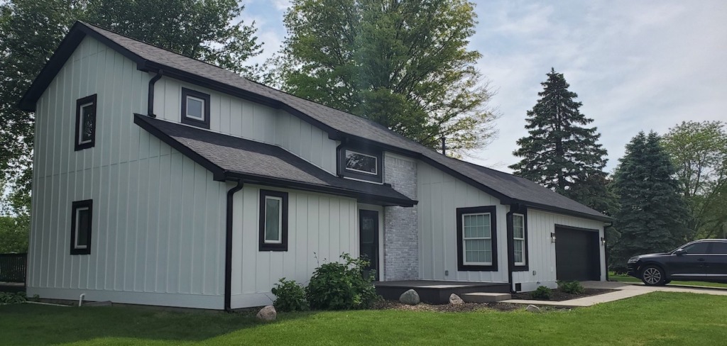 Home in Lebanon, IN with new James Hardie siding