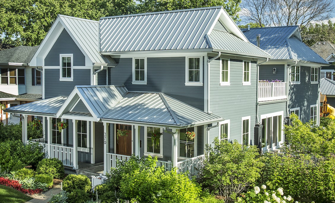 Home in St. Paul, Indiana, with new James Hardie siding